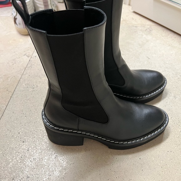 Khaite Calgary Leather Chelsea Boots - Picture 2 of 3